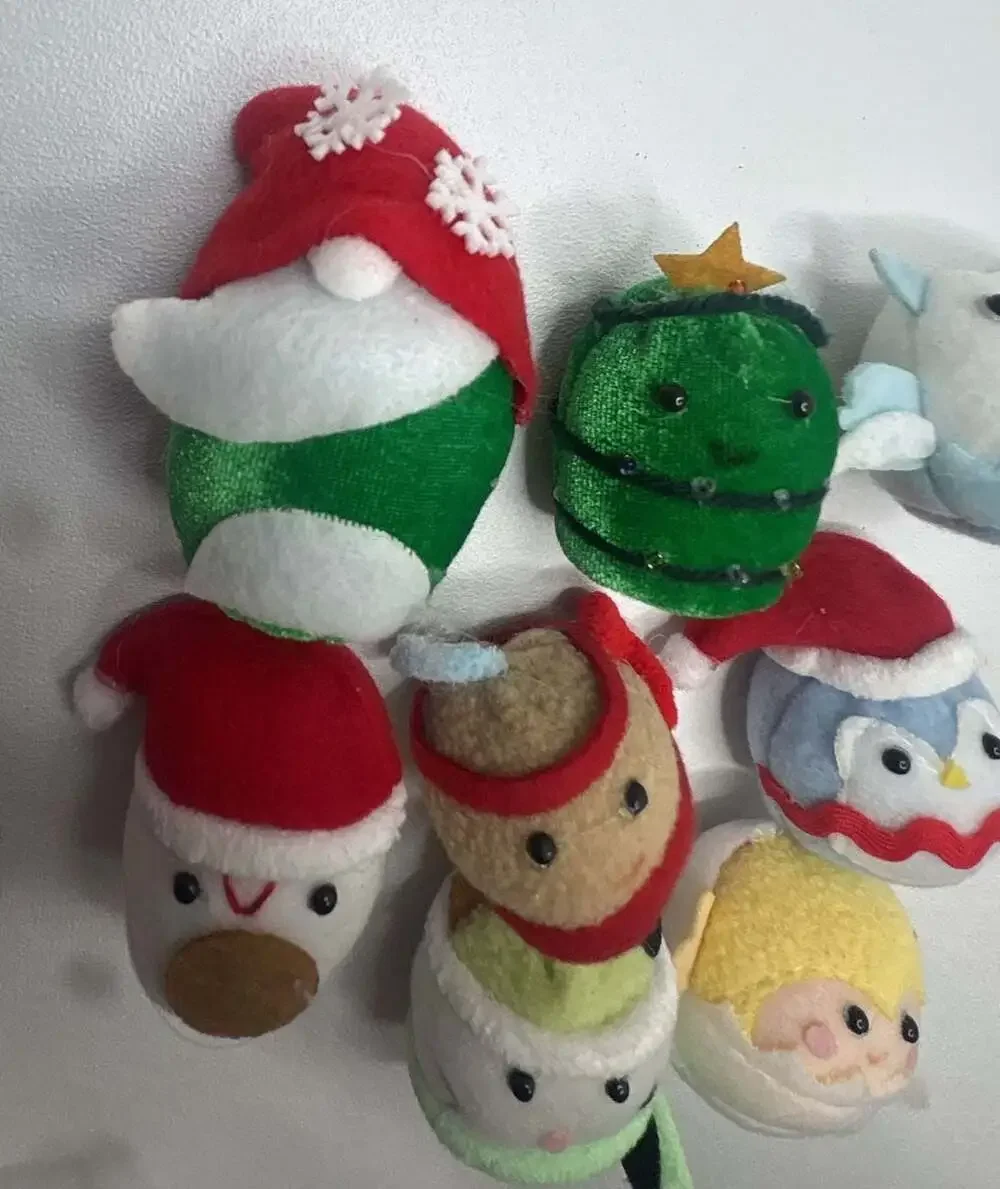 Squishmallows Classic Holiday Squad Ornament 8-Piece Plush Set